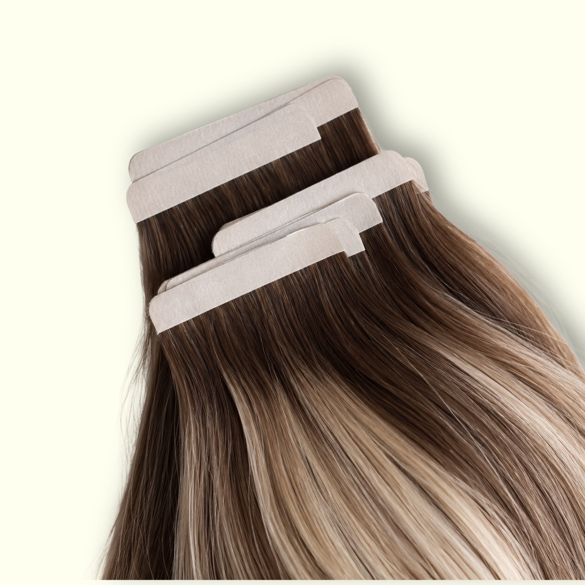 Tape In Hair Extensions Method Close Up | Real Hair Co