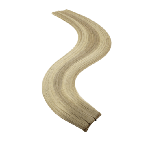 Balayage Lightest Ash Blonde  - T19-19/60 - Ultra-Thin Mini Weft Hair Extensions | Real Hair Co.