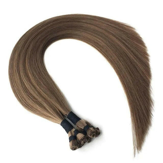 Bronde #4/12 Machine weft Hair Extension.