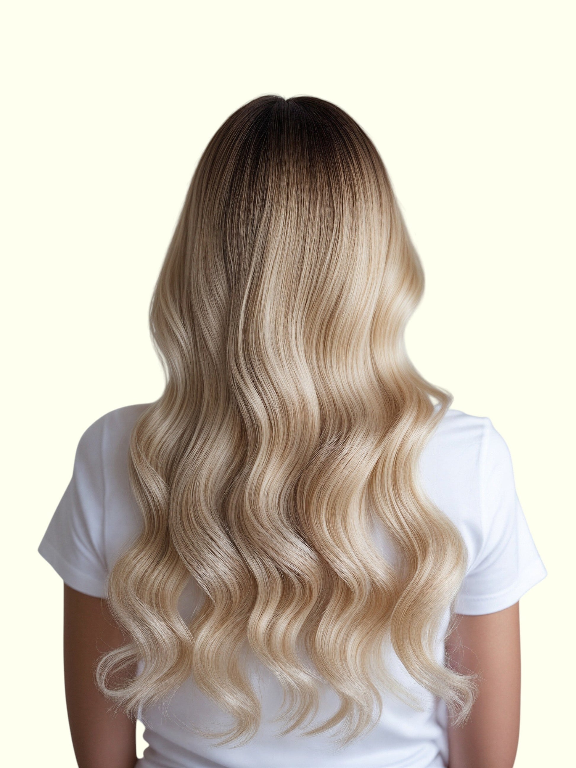 Bronde Platinum Ombre T8/60 Tape In Hair Extensions - Remy Human Hair | Real Hair Co