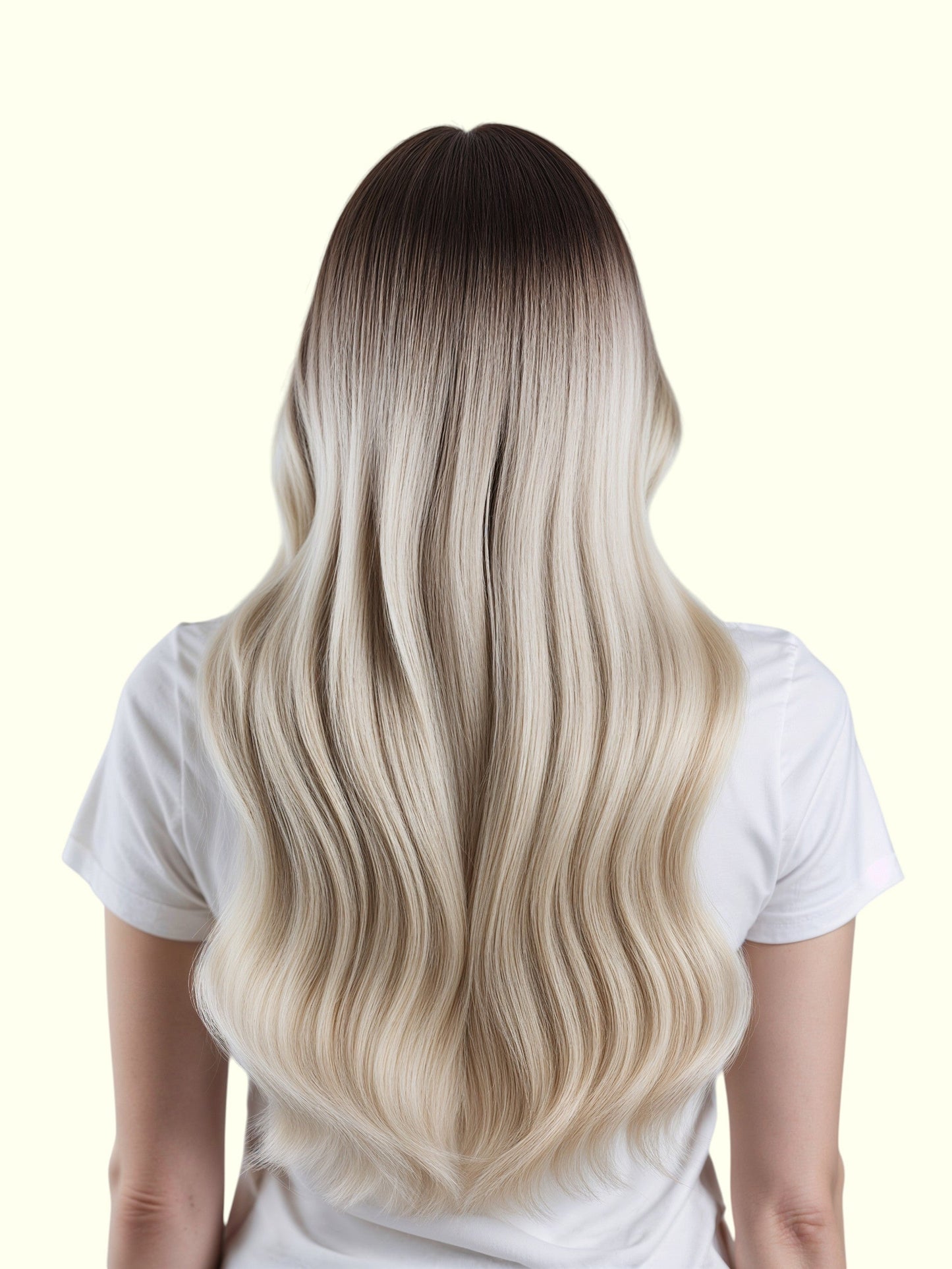 Bronze Brown Ombre T4/60 Tape In Hair Extensions - Remy Human Hair | Real Hair Co