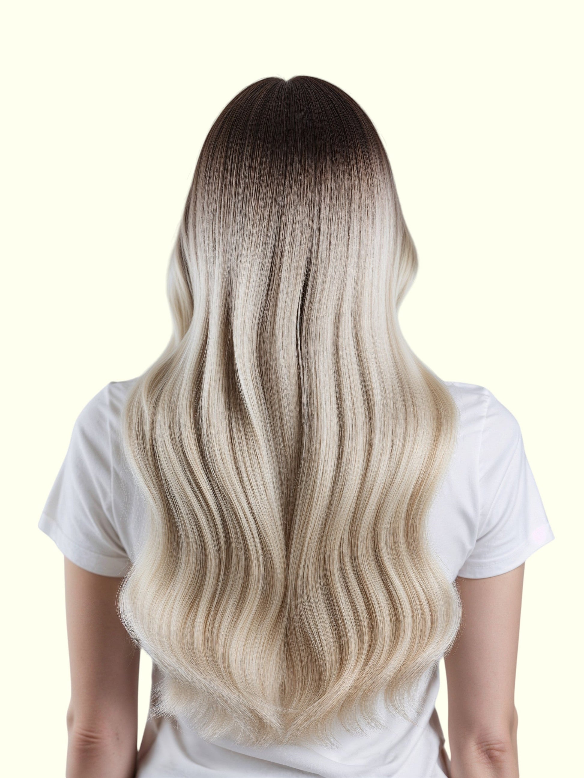 Bronze Brown Ombre T4/60 Tape In Hair Extensions - Remy Human Hair | Real Hair Co