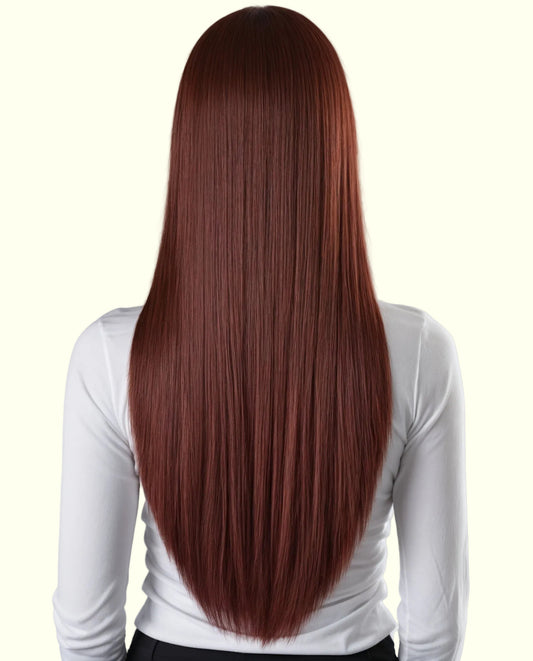 Deep Burgundy Red #32 Remy Human Hair Extensions | Real Hair Co