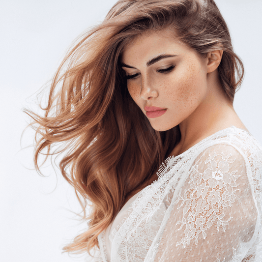 Hand Tied Weft Hair Extensions by Real Hair Co - Light Mixed Brown #8/4 - 100% Remy Human Hair.
