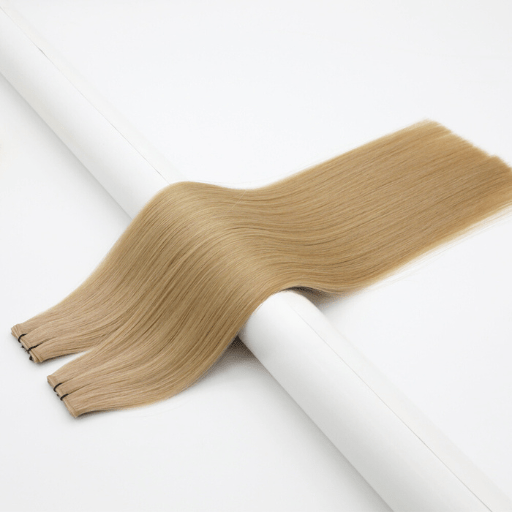 Honey Blonde #27 Ultra-Thin Mini Weft Hair Extensions | Real Hair Co.