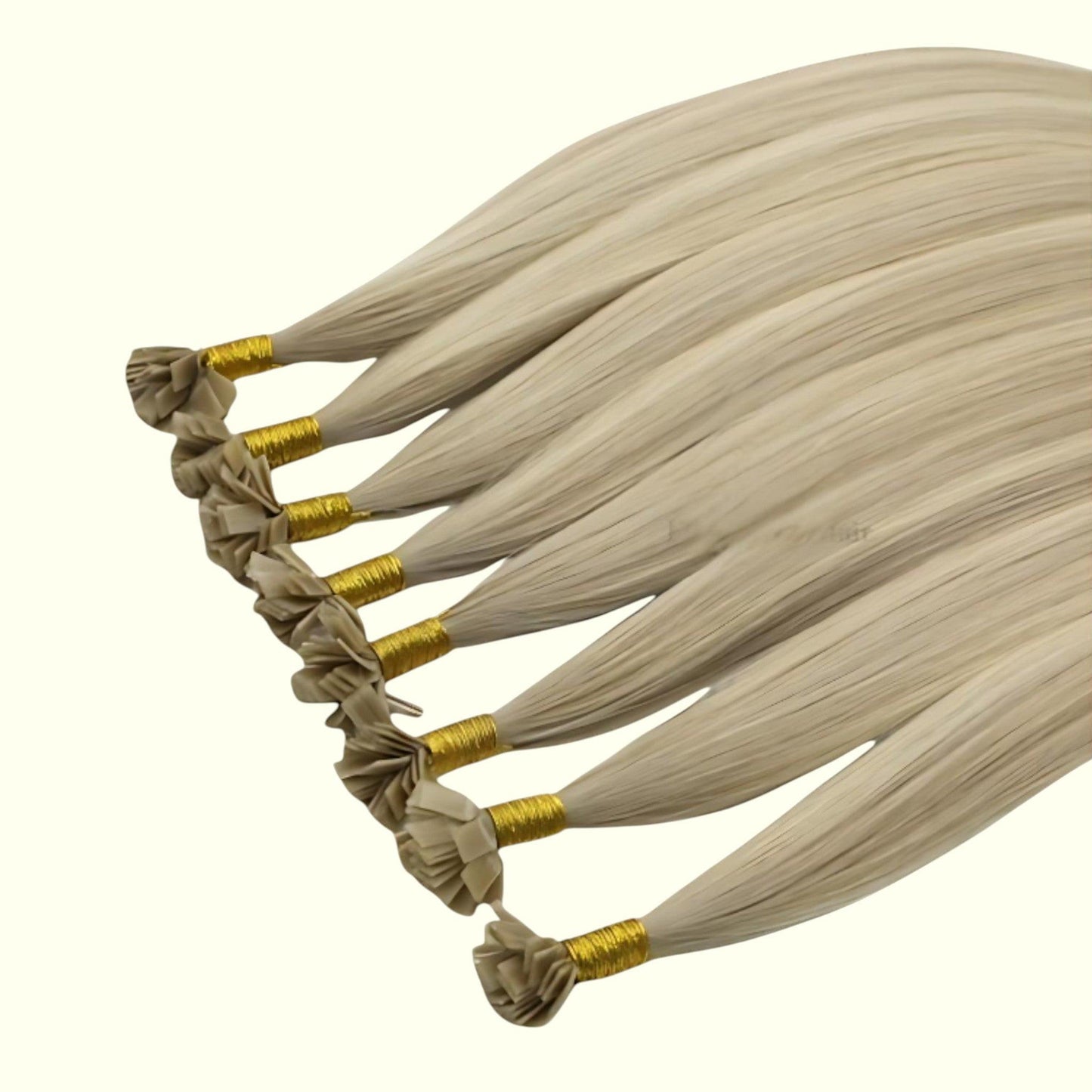 Cool Vanilla Balayage T19-19/60 Keratin Flat Tip Hair Extensions | Real Hair Co