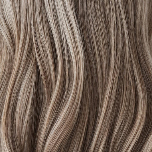 Ash Bronde Piano P8/60 Hair Extensions Colour Detail Close Up | Real Hair Co
