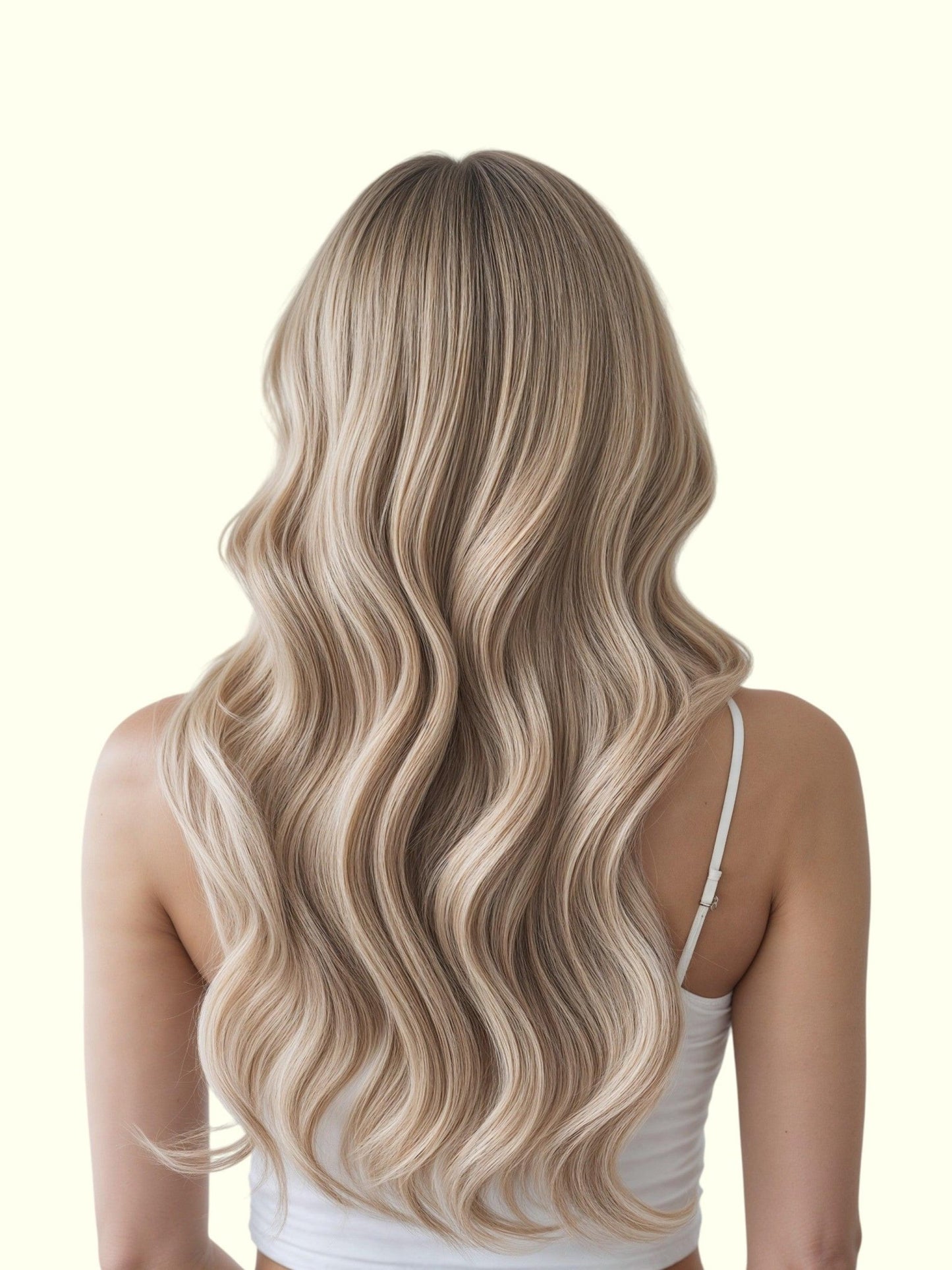 Wheat Blonde Piano P14/22 Tape In Hair Extensions - Remy Human Hair | Real Hair Co