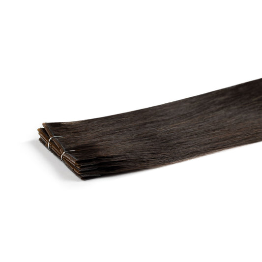 OFF Black #1b Russian Invisible Tape Hair Extension - REAL HAIR CO