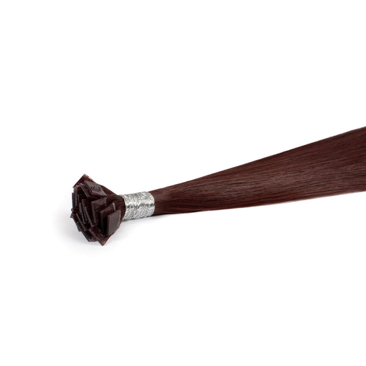 Dark Wine #99j  keratin flat tip Hair Extension - REAL HAIR CO