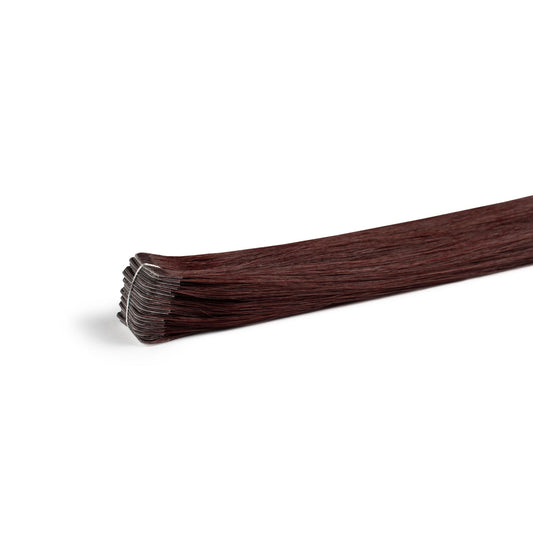 Dark Wine #99j Premium Tape Hair Extensions - 100% Cuticle Remy Hair | Real Hair Co - REAL HAIR CO