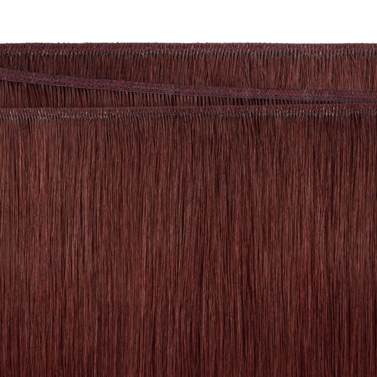 Dark Wine #99j  Machine weft Hair Extension - REAL HAIR CO