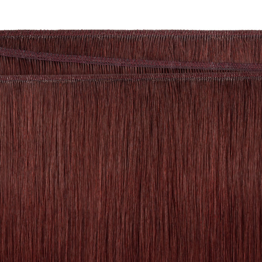 Dark Wine #99j  Machine weft Hair Extension