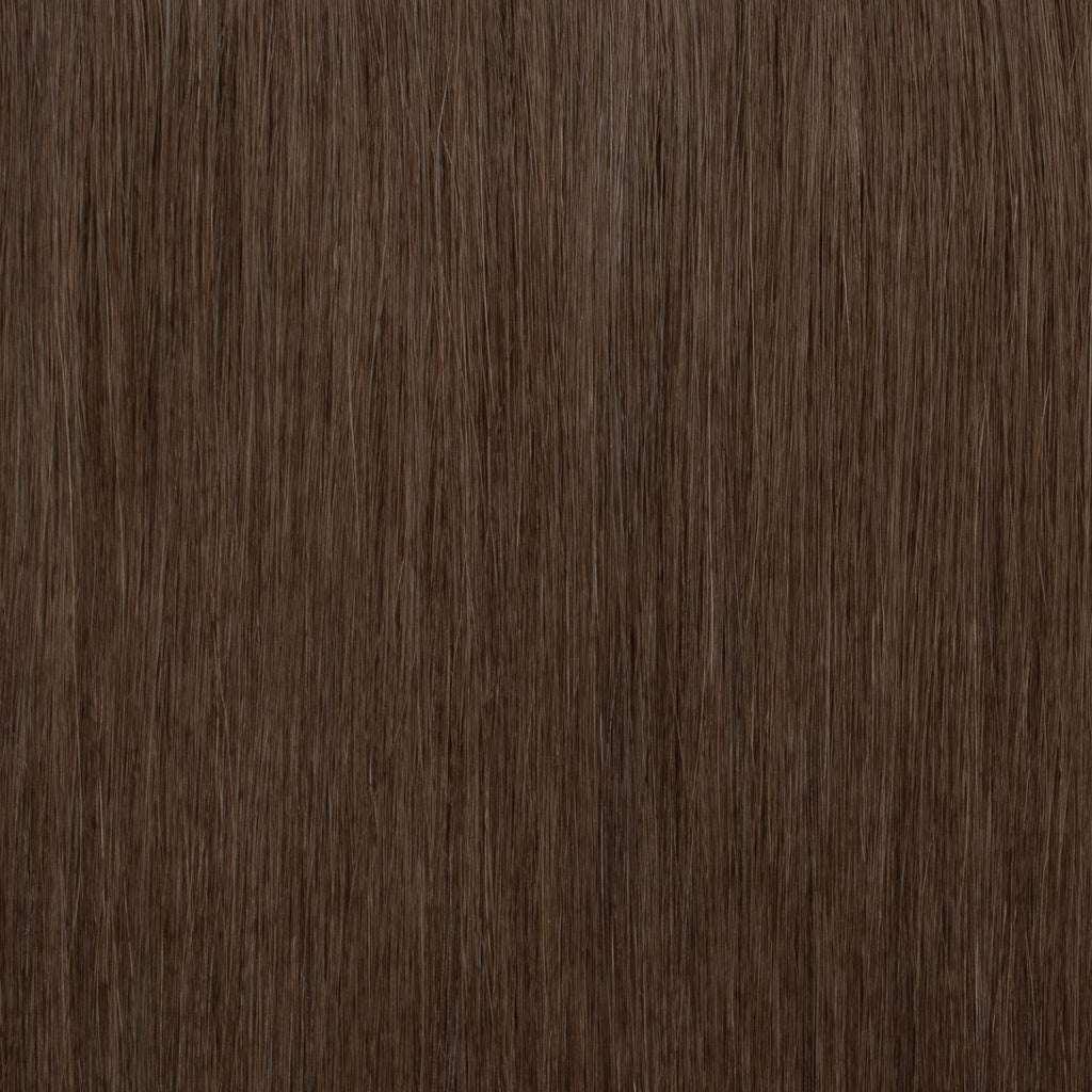 Dark Brown #2 Ultra-Thin Mini Weft Hair Extensions | Real Hair Co