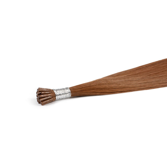 Medium Auburn  Blonde #30  Micro Bead I tip Hair Extension - REAL HAIR CO