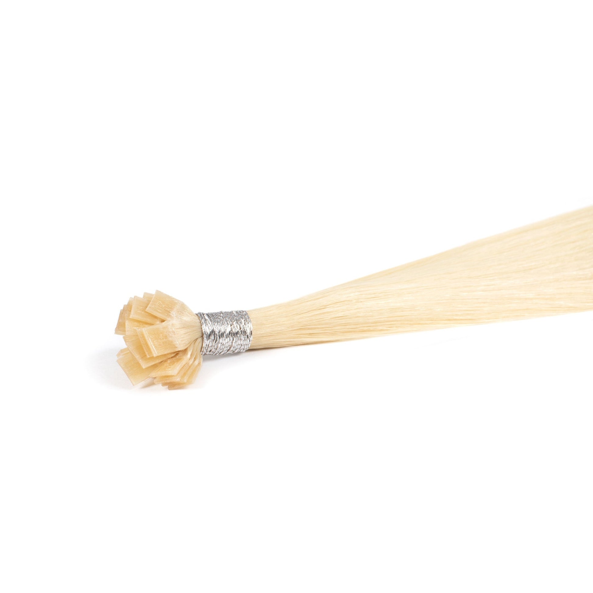 Platinum Blonde #60  keratin flat tip Hair Extension - REAL HAIR CO