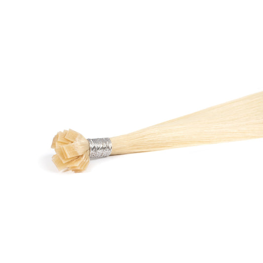Platinum Blonde #60  keratin flat tip Hair Extension - REAL HAIR CO