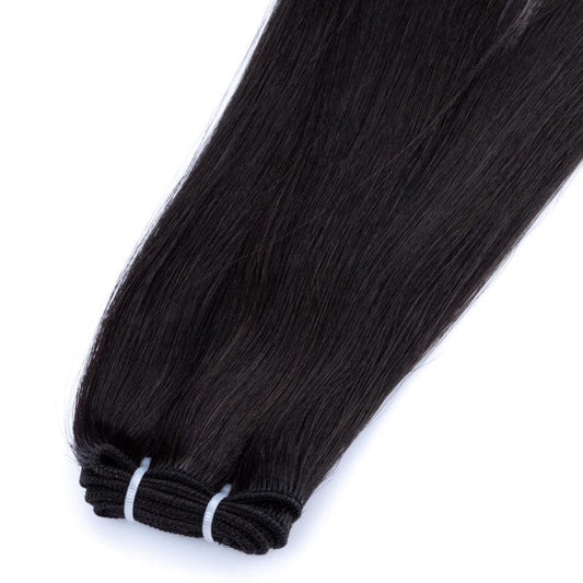 OFF Black #1b Machine weft Hair Extension - REAL HAIR CO