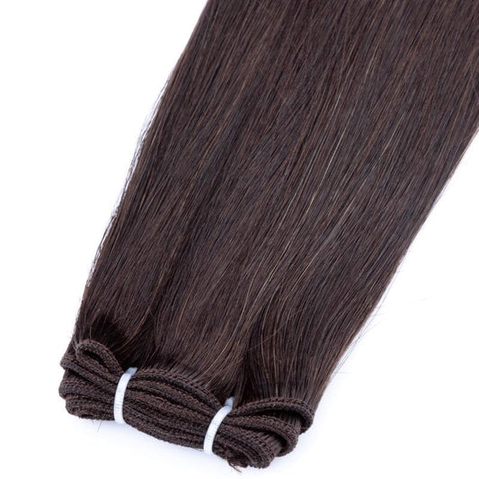 Dark Brown #2 Machine weft Hair Extension - REAL HAIR CO