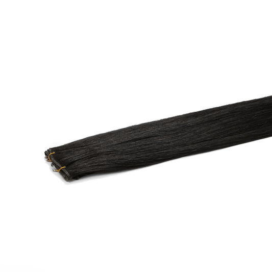 OFF Black #1b Ultra-Thin Mini Weft Hair Extensions | Real Hair Co