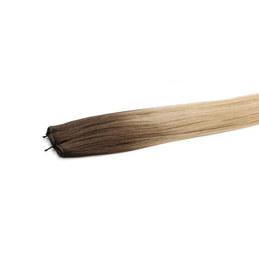 Balayage Mixed Blonde T4-18/60 Ultra-Thin Mini Weft Hair Extensions | Real Hair Co