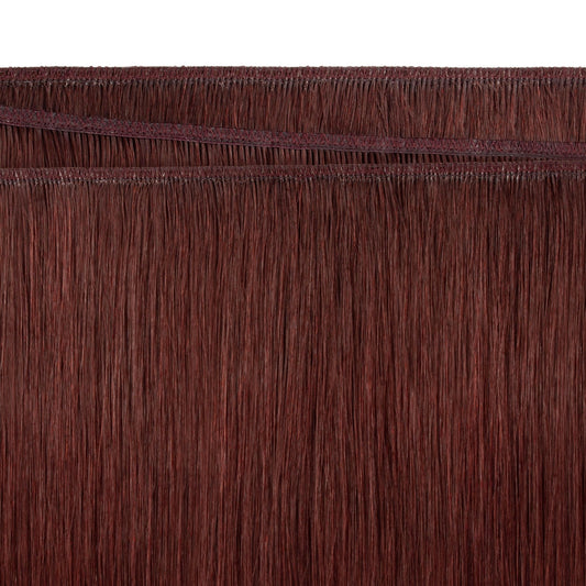 Dark Wine #99j  Machine weft Hair Extension.