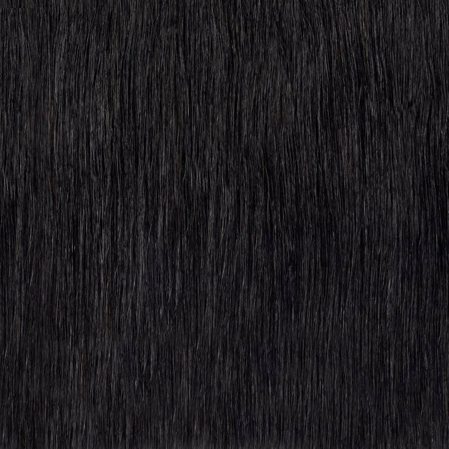 Jet Black #1 Machine weft Hair Extension.