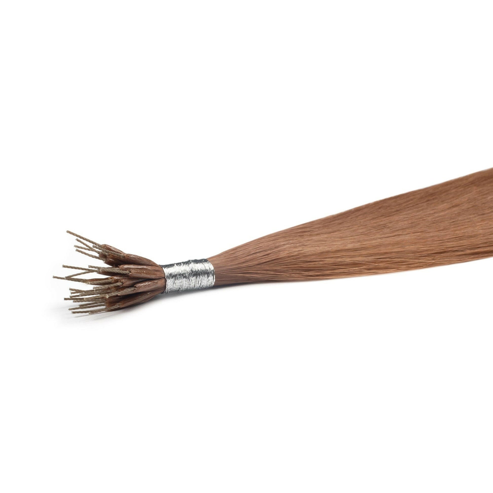 Medium Auburn  Blonde #30 High-Quality Nano Ring Hair Extensions | Real Hair Co.
