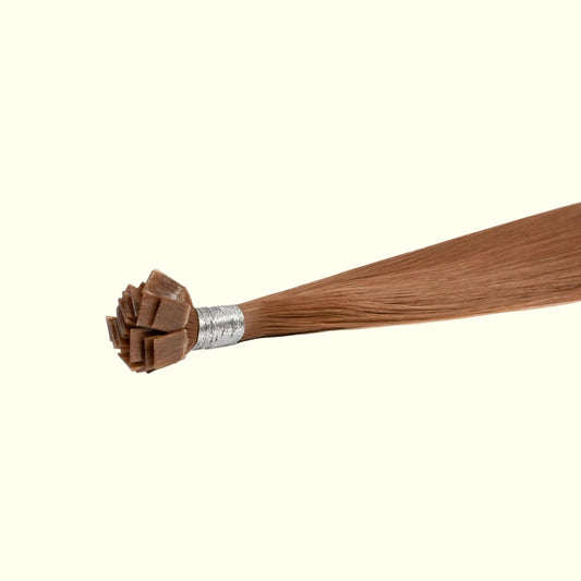 Medium Auburn  Blonde #30  keratin flat tip Hair Extension.