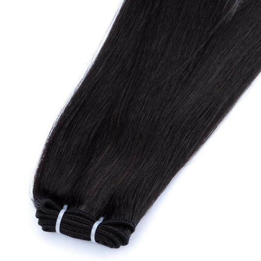 OFF Black #1b Machine weft Hair Extension.