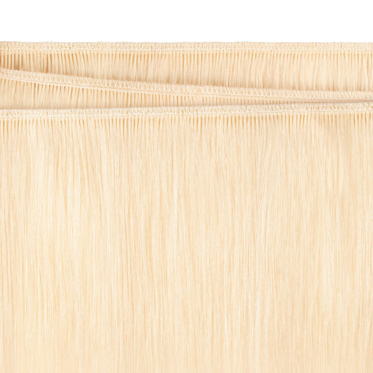 Platinum Blonde #60 Machine weft Hair Extension.