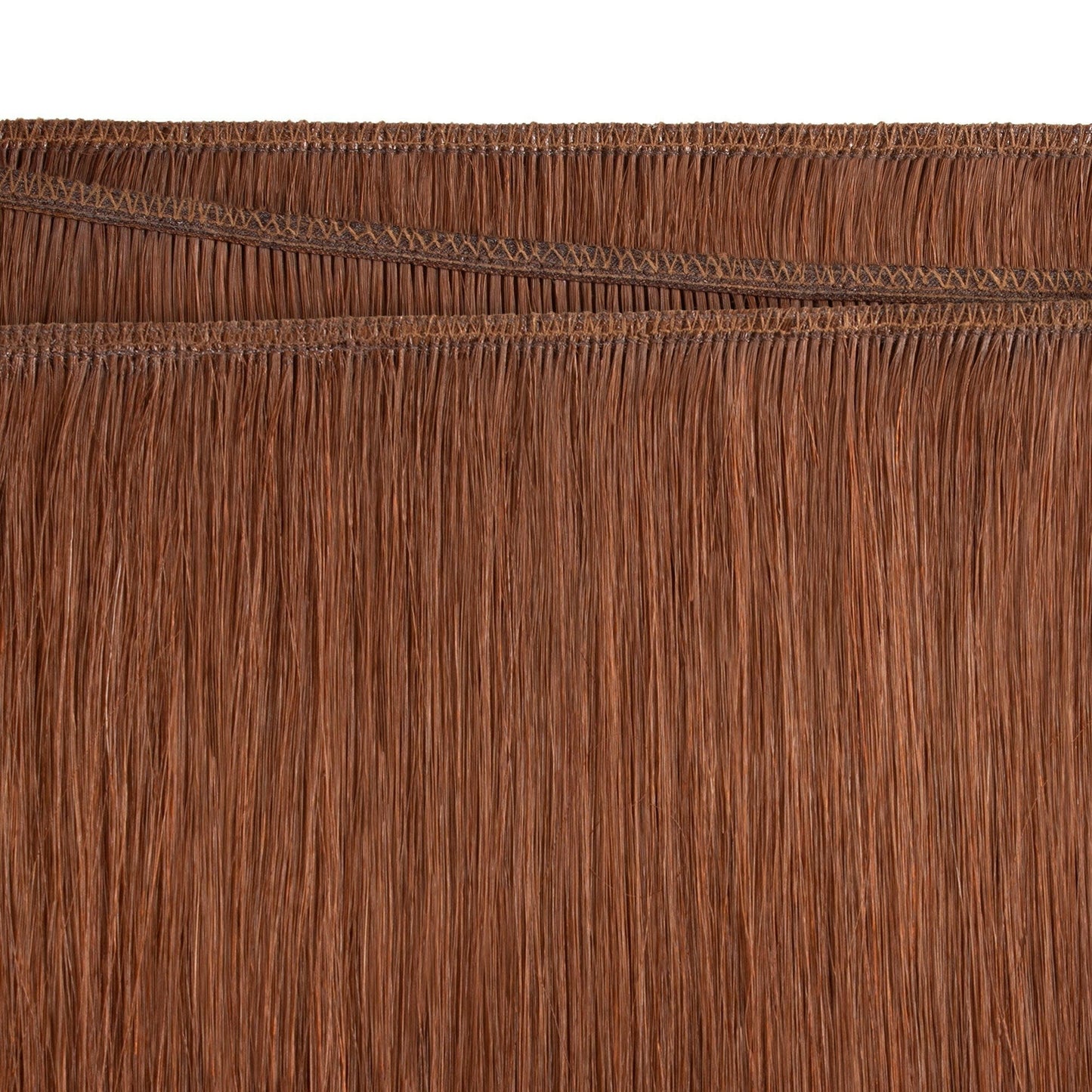 Rich Copper Auburn #33 Machine weft Hair Extension.